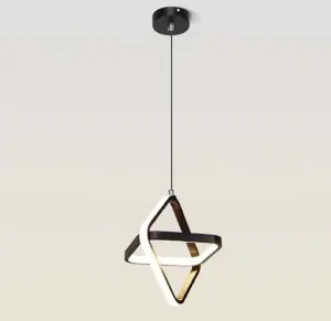 Lustra Suspendata Elysia Black Led 26W - Img 2