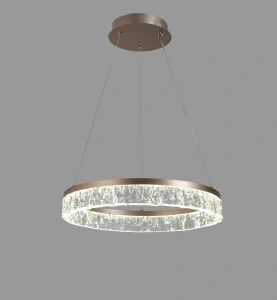 Lustra Suspendata LED Anselm 40CM, Telecomanda, Dimabil - Img 2