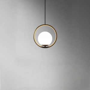 Lustra tip Pendul Glob Alb Erynia 1xE27