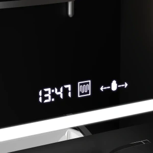 Oglinda LED Ovala, 80x50cm, Premium Altera Senzor MotionGlow Marcello, Sistem Dezaburire, Ceas & Termometru, Dimabila - Img 2