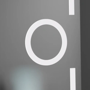 Oglinda LED Rectangulara, 50x70cm, Premium Eclat MotionGlow Marcello, Sistem Dezaburire, Ceas & Termometru, Lupa Cosmetica, Dimabila - Img 2