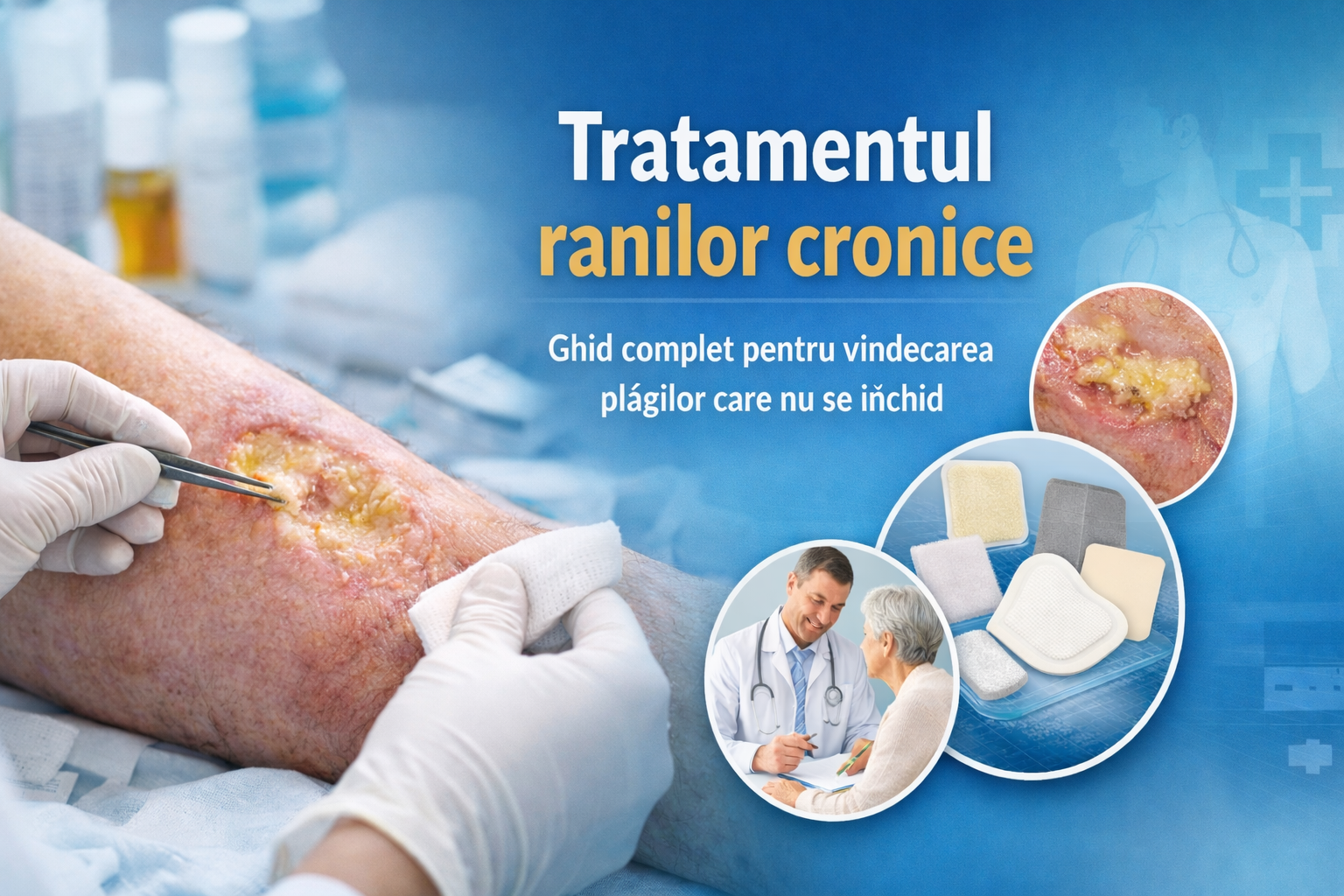 Tratamentul rănilor cronice: ghid complet pentru îngrijirea plăgilor care nu se vindecă