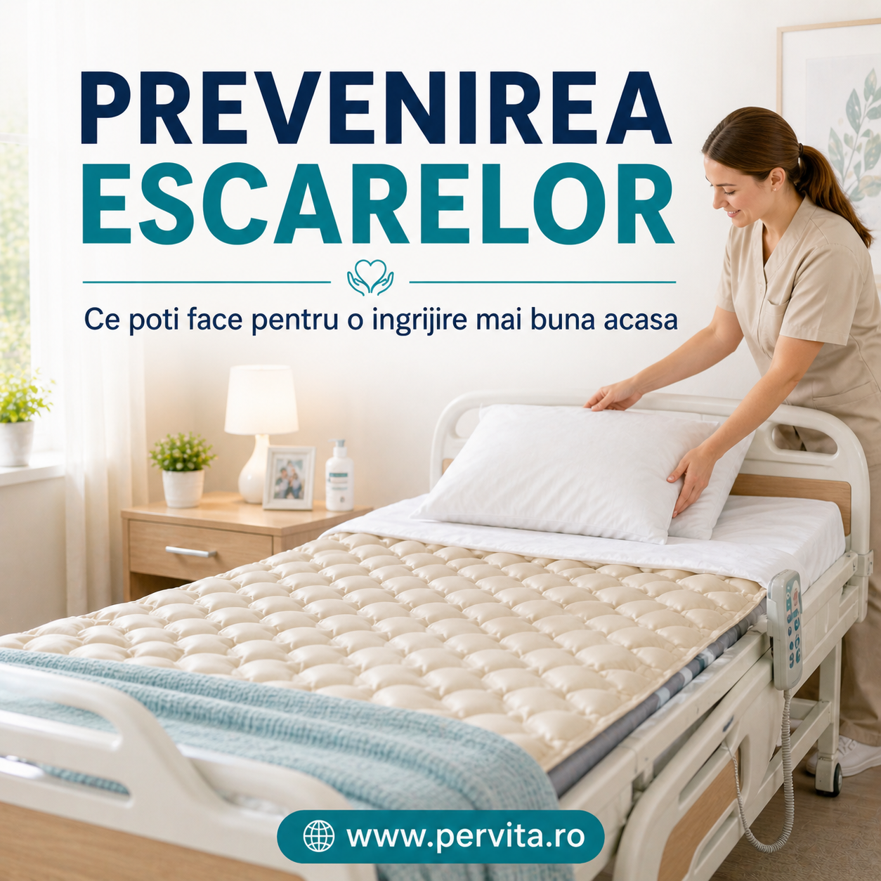 Cum poți preveni escarele la persoanele imobilizate
