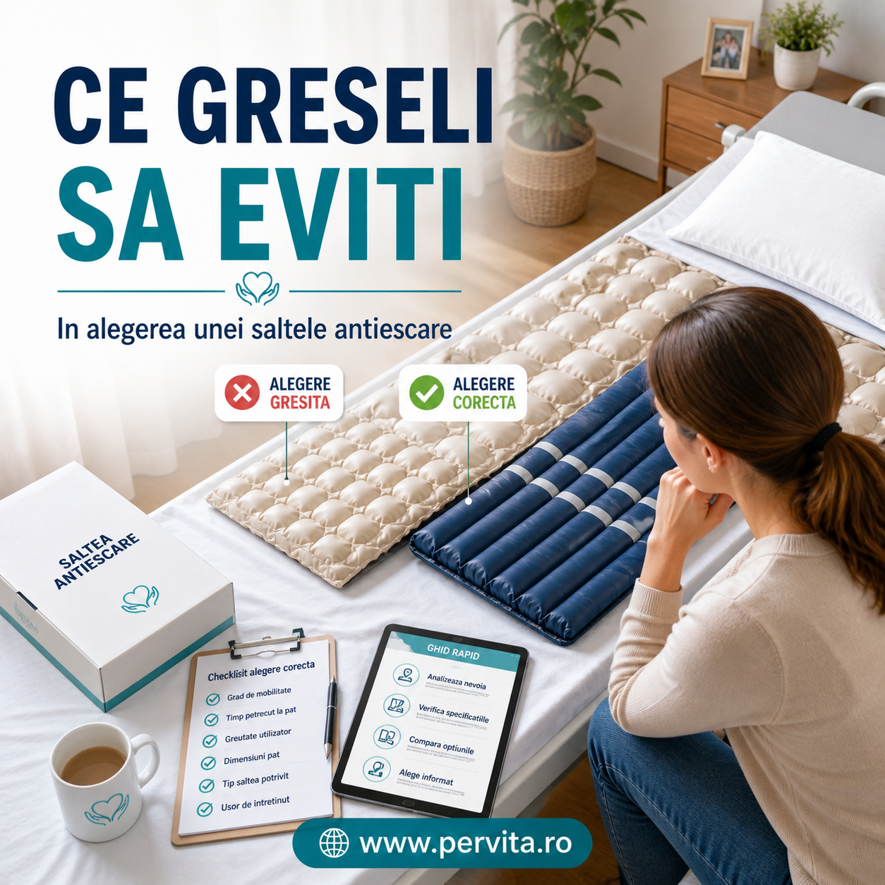 Cele mai frecvente greșeli în alegerea unei saltele antiescare