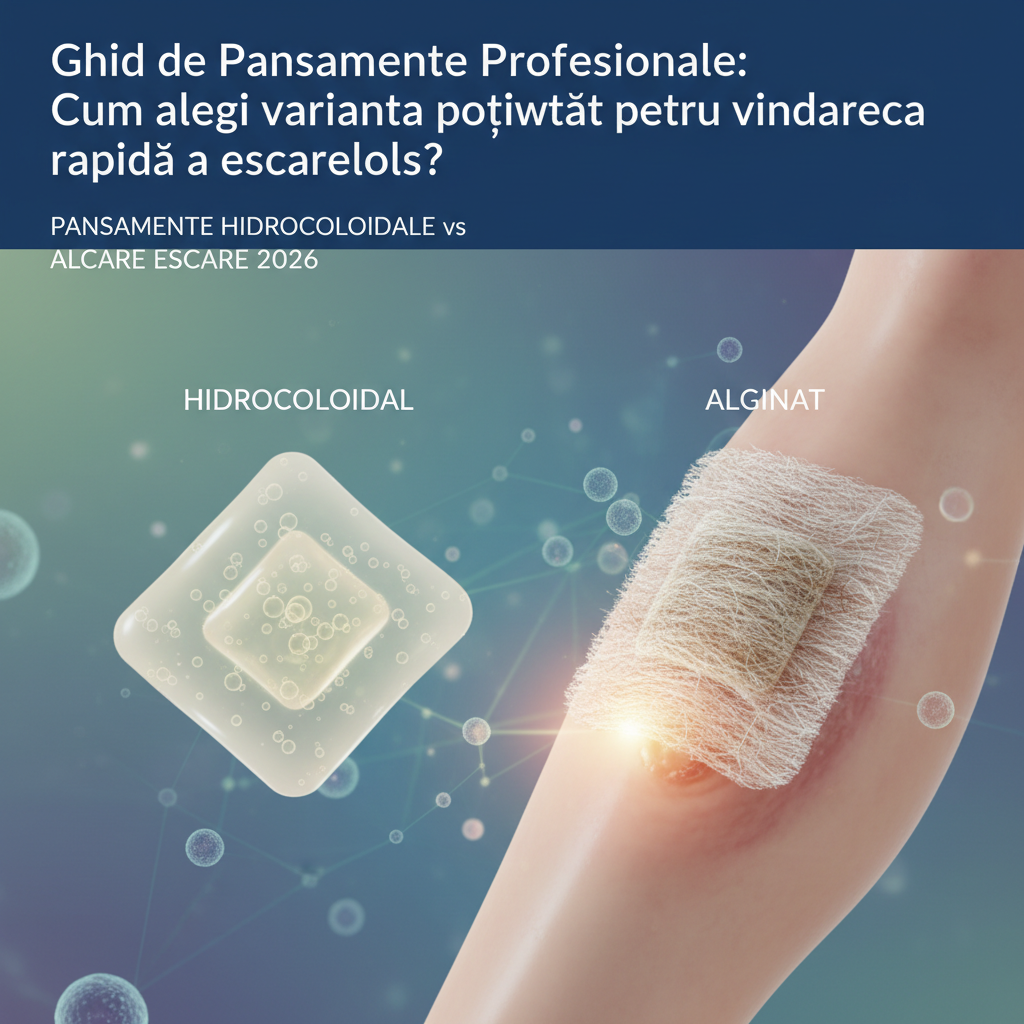 Ghid de Pansamente Profesionale: Cum alegi varianta potrivită pentru vindecarea rapidă a escarelor?