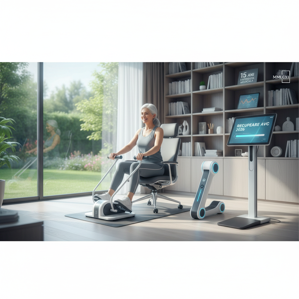 Recuperare după AVC la domiciliu: Cum ajută dispozitivele de pedalare și mers în 2026?