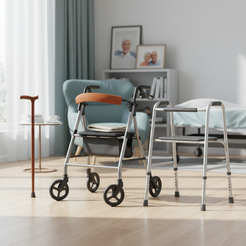 Cadru de mers, baston sau rollator? Ghid de mobilitate pentru persoanele în vârstă în 2026