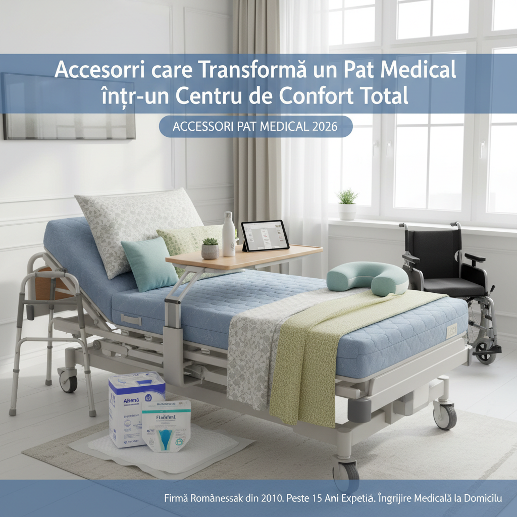 Accesorii care Transformă un Pat Medical într-un Centru de Confort Total