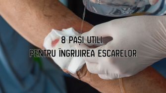 8 pași utili pentru îngrijirea escarelor
