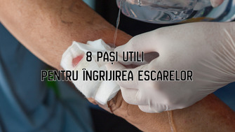 8 pași utili pentru îngrijirea escarelor