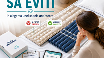 Cele mai frecvente greșeli în alegerea unei saltele antiescare