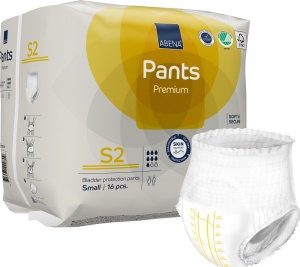 Abena Pants scutece tip chilot S, 7 picături, 1900 ml absorbție, 16 buc.