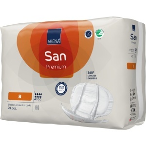 ABENA San 8 absorbante anatomice Premium pentru incontinență, 2500 ml - 22 buc - Img 4