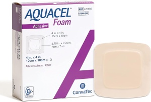 AQUACEL Foam pansament absorbant adeziv cu silicon moale, pret pe bucata