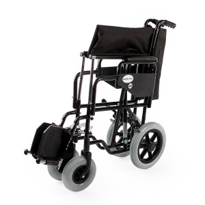 Scaun rulant pliabil pentru deplasare cu însoțitor – compact și confortabil, max 120 kg, SteelMan Travel - Img 4