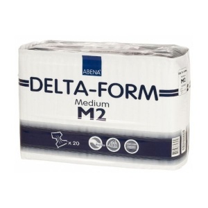 Scutece adulți Delta Form M2 - 2200 ml, 20 bucăți, Abena