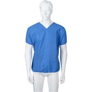 Bluză medicală ABENA, SoftComfort - material nețesut - 5 straturi SMMMS - mărime XL