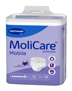 MoliCare Premium Mobile 8 picaturi, Scutec tip chilot pentru adulți, lenjerie absorbanta pentru incontinenta urinara
