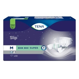 Scutece adulti Tena slip SUPER, 7 picaturi, 30buc, absorbtie ridicata