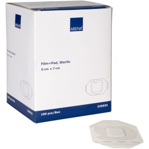 ABENA Film, plasturi sterili, transparenți, antibacterieni, impermeabili, cu corp absorbant