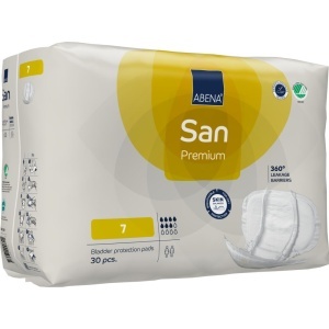 ABENA San 7, absorbante anatomice Premium pentru incontinență, 2100 ml, 30 buc - Img 2