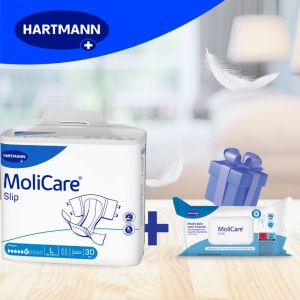Molicare Slip - scutece adulți + Gratuit Șervețele umede Hartmann