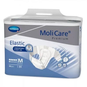 Scutece adulți Molicare Premium Elastic 6 picături, 30buc/pac