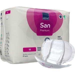 ABENA San 11 absorbante anatomice Premium pentru incontinență, 3400 ml, 21 buc
