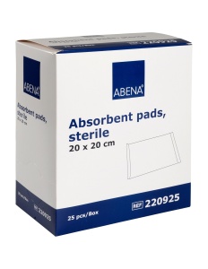Comprese sterile 20x20cm - puternic absorbante, Abena