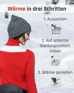 Plasturi termici zona cervicala, cu efect de incalzire, tip centura, zona cervicala, TerraTherm - Img 5