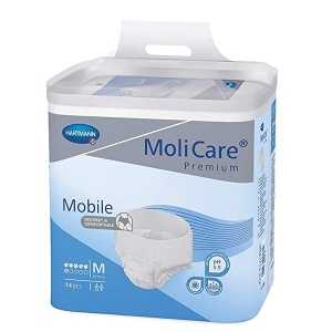 Scutece incontinență MoliCare Mobile - scutec tip chilot, 14 buc, 6 picaturi - Img 3