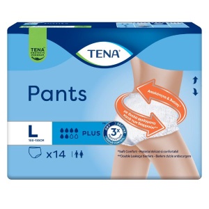 Tena Pants Plus - scutece tip chilot - absorbție mare, 14 buc.