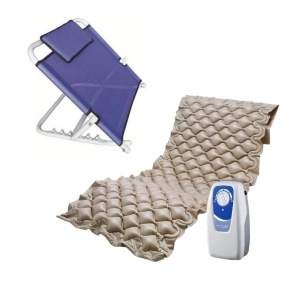 Pachet Saltea Antiescare Medicala profesionala, compresor silentios, max. 135 kg + Cadru sustinere Spate - Img 3