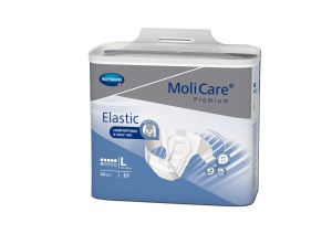 Scutece adulți Molicare Premium Elastic 6 picături, 30buc/pac - Img 2