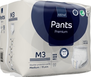 Scutece chilot Abena Pants M3, absorbtie 2400 ml, 8 picături - Premium - Img 4