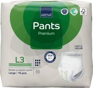 Scutece chilot Abena Pants Premium L3 2400 ml - 8 picături