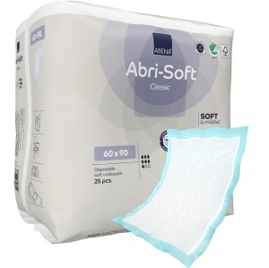 Aleze pentru protecție pat Abri Soft Clasic 2200 ml - 60 x 90 cm - 25 bucăți - Abena - Img 4