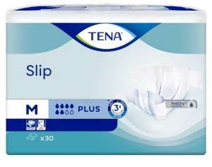 Scutece adulti Tena slip PLUS , 6 picaturi, 30buc - pentru incontinenta severa