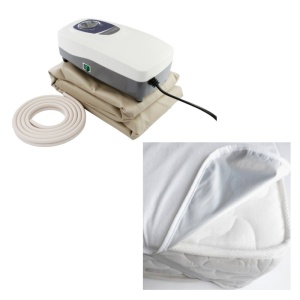 Pachet Saltea Antiescare Medicala profesionala, compresor silentios, max. 135 kg SY200 + Protecție Impermeabilă - Img 2