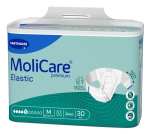 Scutece adulți Molicare Premium Elastic 5 picături, 30buc/pac
