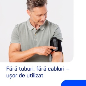Tensiometru digital automat de braț Veroval® Fusion, wireless, Bluetooth®, detectare aritmii și fibrilație atrială