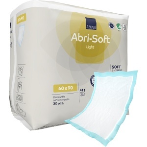 Aleze pentru protecție pat Abri Soft Light - 60 x 90 cm - 30 bucăți - Abena - Img 2