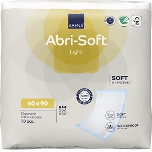 Aleze pentru protecție pat Abri Soft Light - 60 x 90 cm - 30 bucăți - Abena