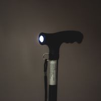 Baston de aluminiu cu lumina LED - Img 2