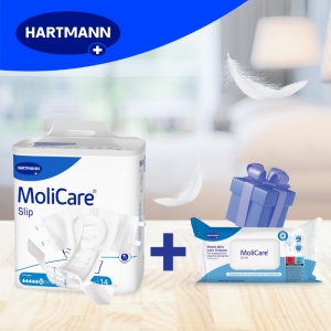 Molicare Slip - scutece adulți + Gratuit Șervețele umede Hartmann - Img 3