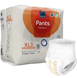 Abena Pants - scutece tip chilot, mărime XL3 - 2600 ml absorbție, 8 picături