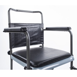 Scaun-fotoliu rulant cu toaletă MAX 130KG - WC integrat pentru persoane imobilizate Kid-Man Lituania - Img 5