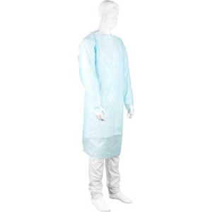 Șorț de protecție cu mâneci lungi și orificii pentru degete ABENA, 20 buc.