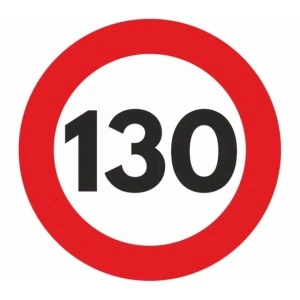 INDICATOR LIMITARE VITEZA AUTOCOLANT 130 KM