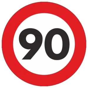 INDICATOR LIMITARE VITEZA AUTOCOLANT 90 KM
